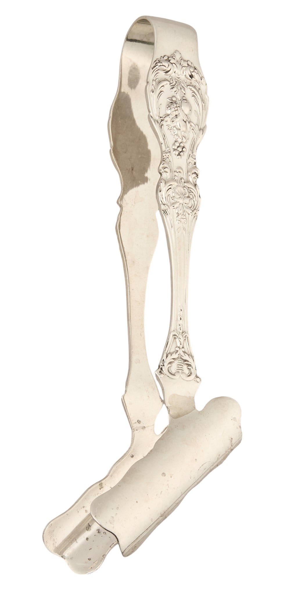 Reed and Barton Rare Sterling Silver Single Asparagus Holder: Reed and Barton rare sterling silver single asparagus holder Length: 5 in. Total weight: 1.11 ozt (weighable silver) Provenance: Property from the collection of an industrial chemica