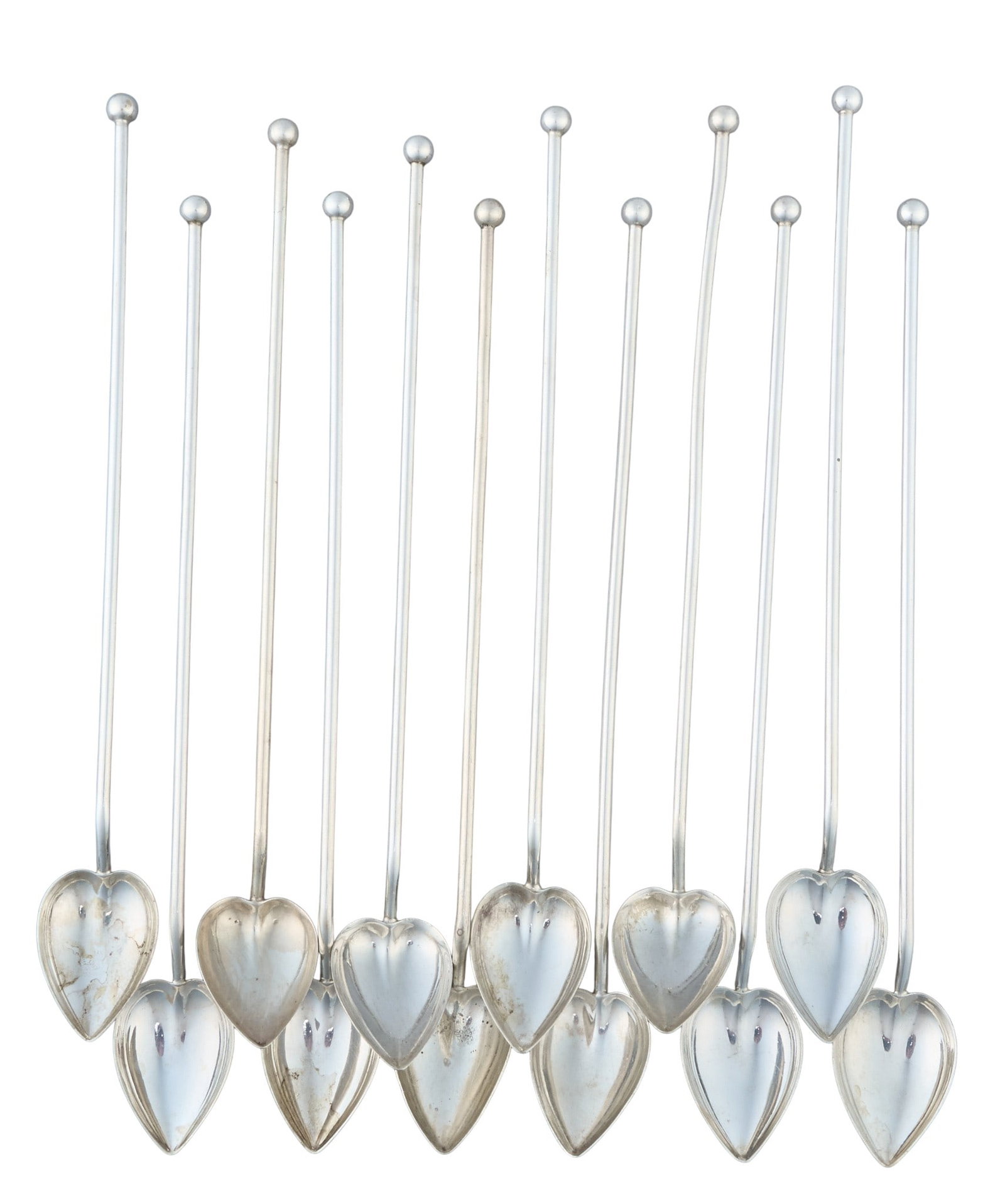 (12) Sterling Silver Stirrer Straws (1 of 3)