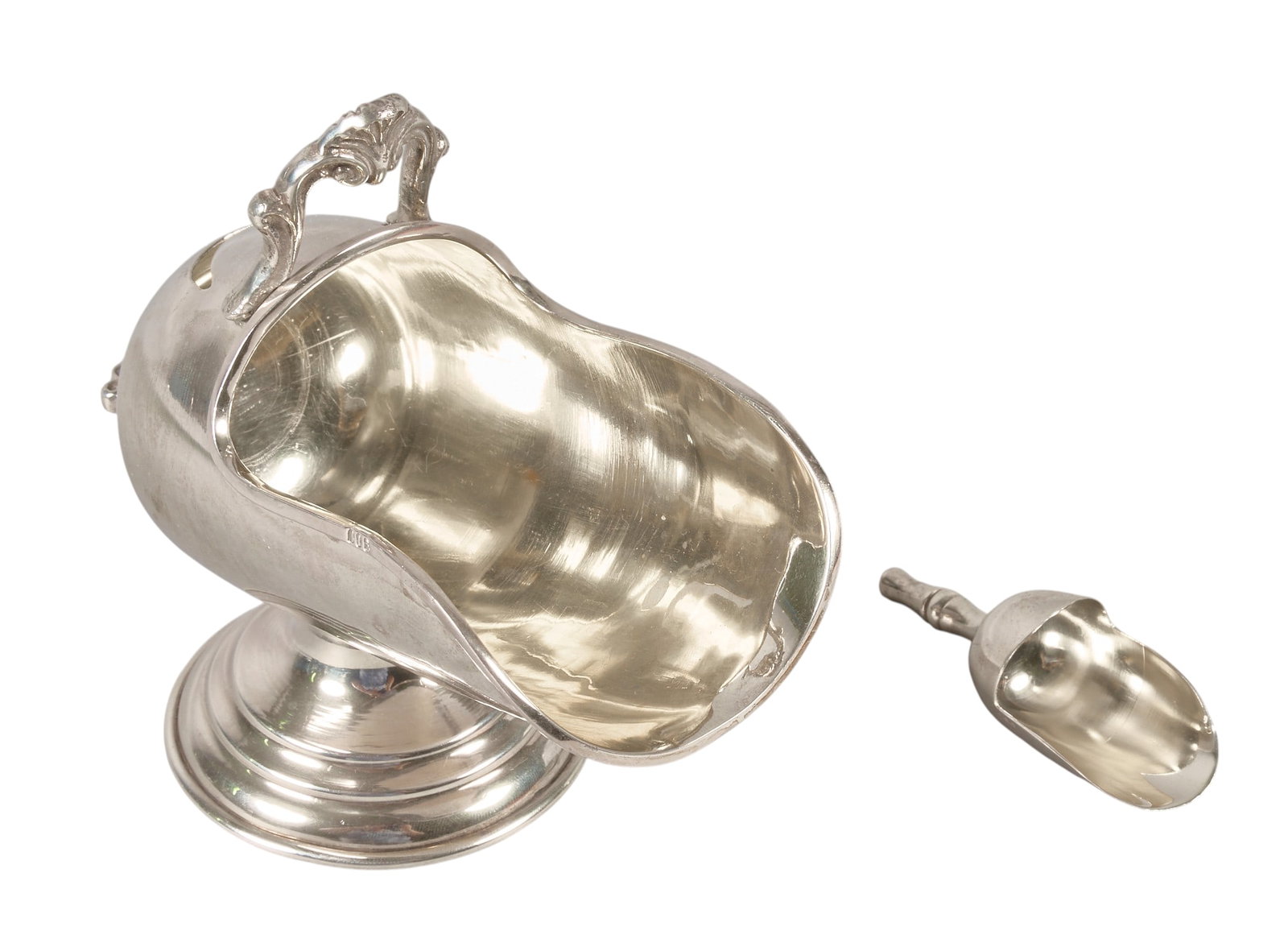 Coin Silver Sugar Bowl with Scoop (1 of 3)