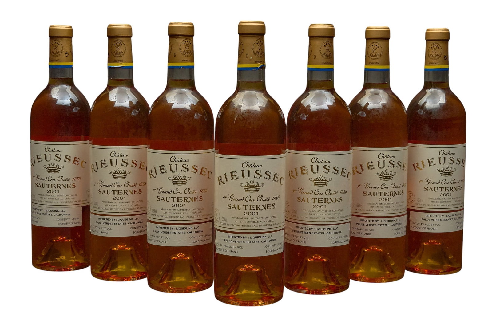 (7) 2001 Chateau Rieussec Sauternes (1 of 3)
