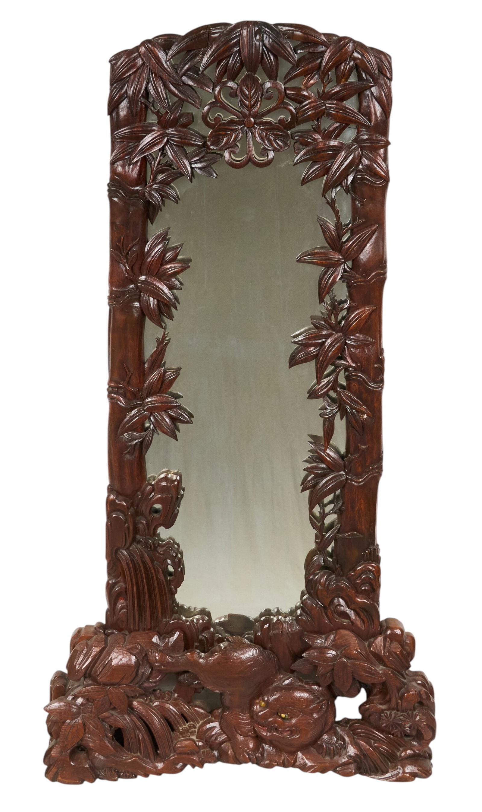Carved Chinese Mirror (1 of 5)