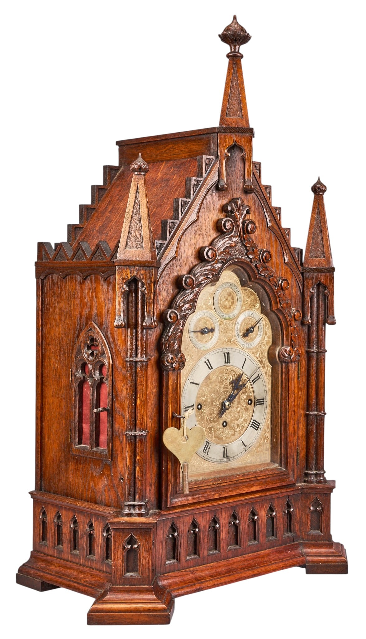 19th Century Victorian Gothic Bracket Clock (1 of 13)