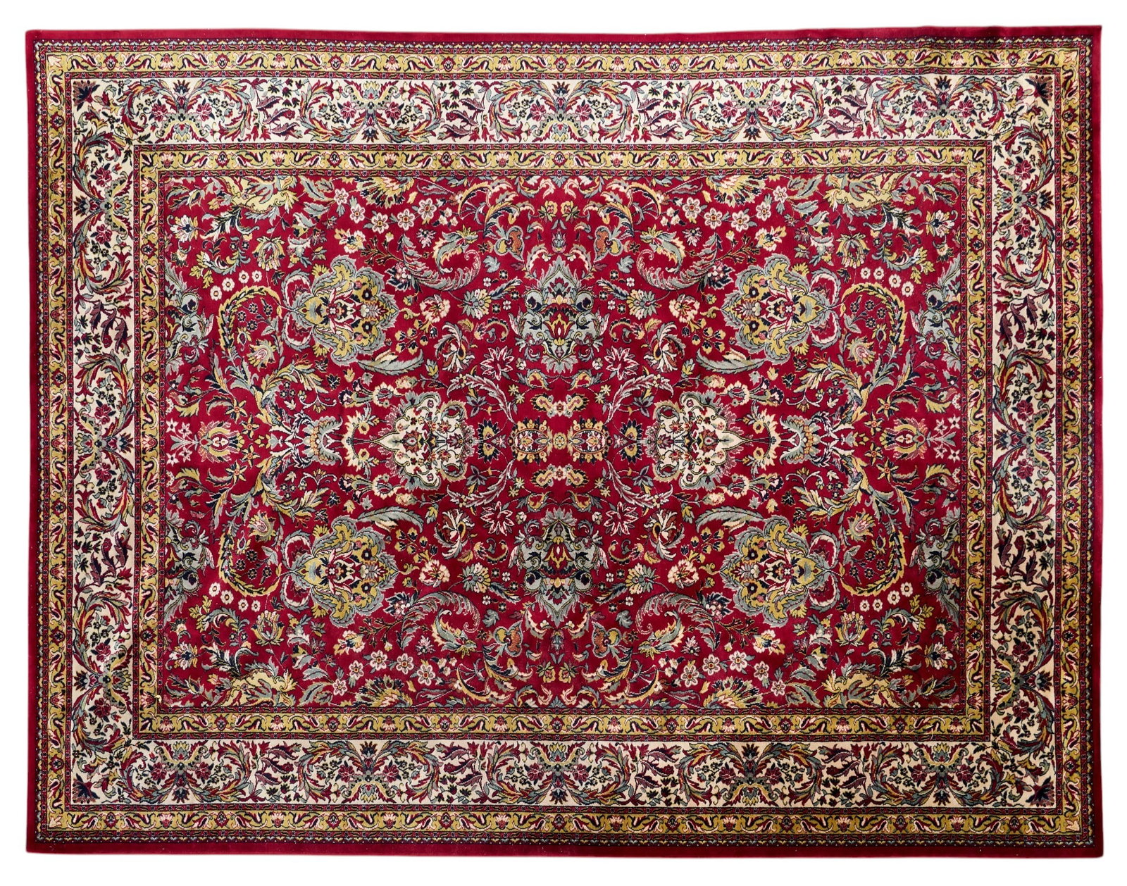 Hand-Knotted Tabriz Floral Rug, 12 ft. 9 in. x 9 ft. 9 in. (1 of 3)