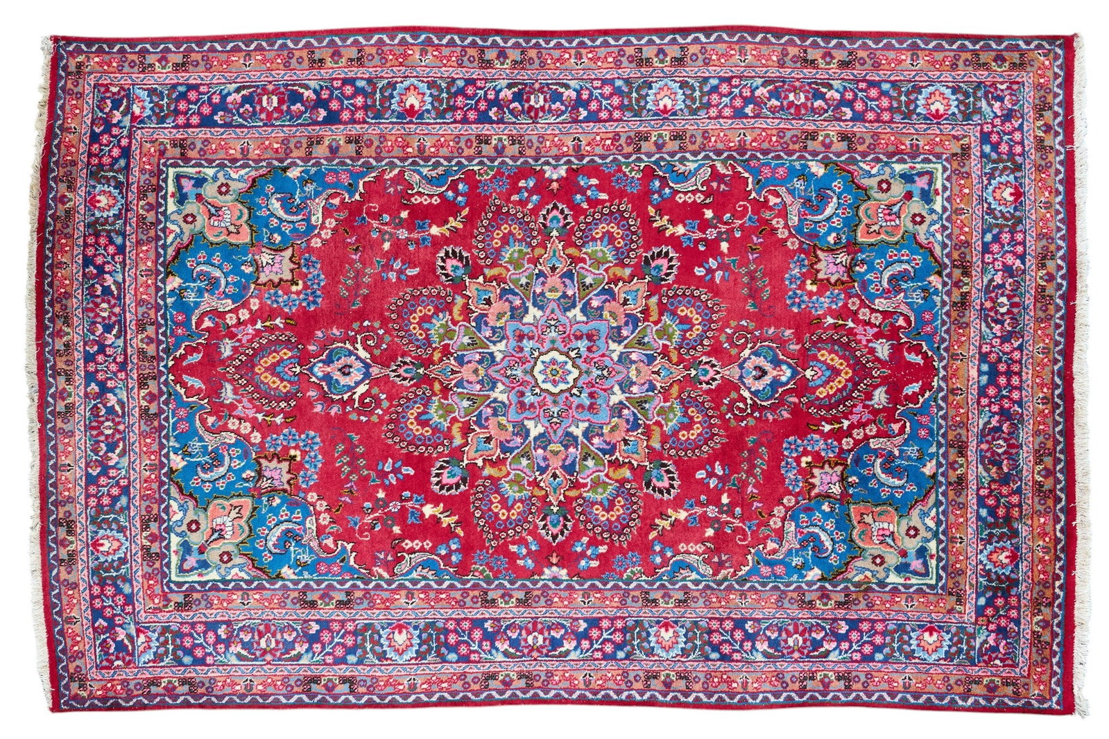 Hand-Knotted Tabriz Rug, 9 ft. 10 in. x 6 ft. 5 in.: Hand-knotted Tabriz rug 9 ft. 10 in. x 6 ft. 5 in.
