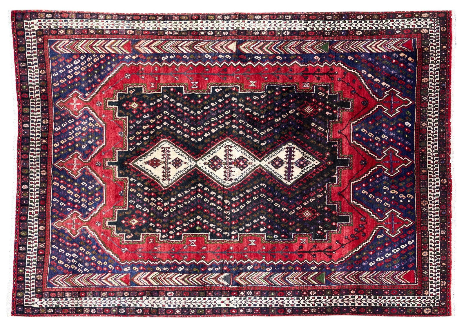 Hand-Knotted Rug, 7 ft. 11 in. x 5 ft. 6 in.: Hand-knotted rug 7 ft. 11 in. x 5 ft. 6 in. Provenance: Property from a home in Houston, Texas