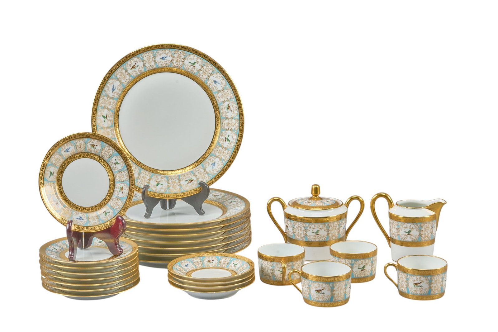 Haviland Limogues Pompadour Partial Service (1 of 5)
