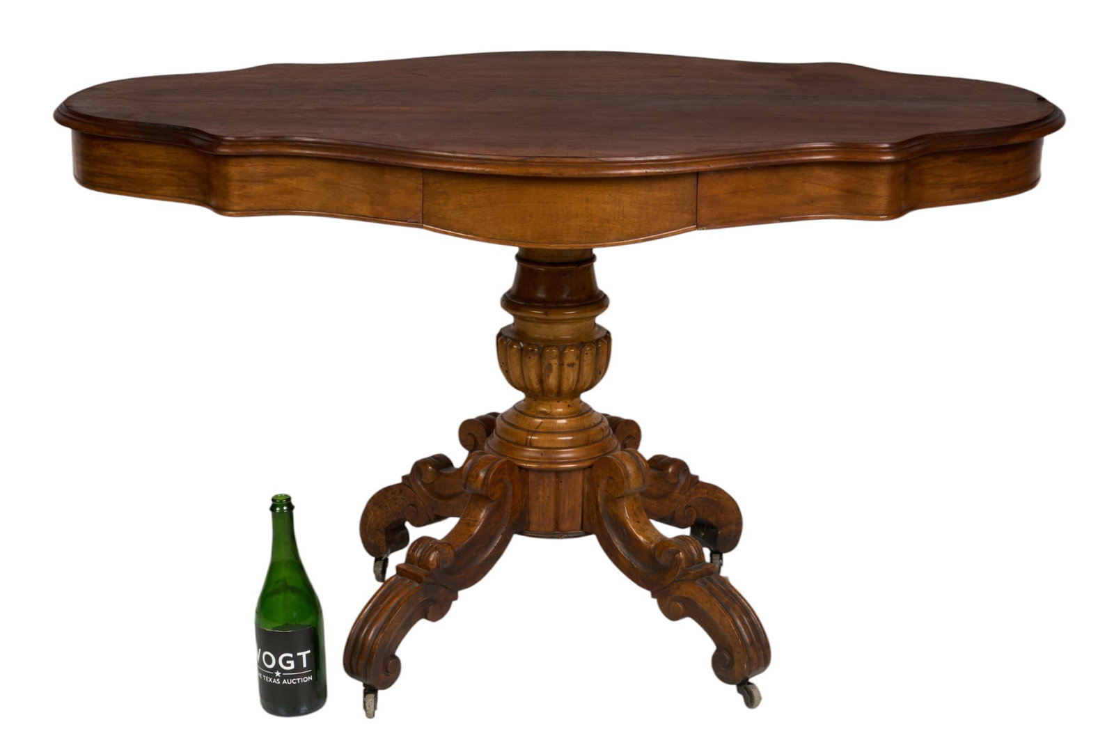 Antique Walnut Center Table - 2