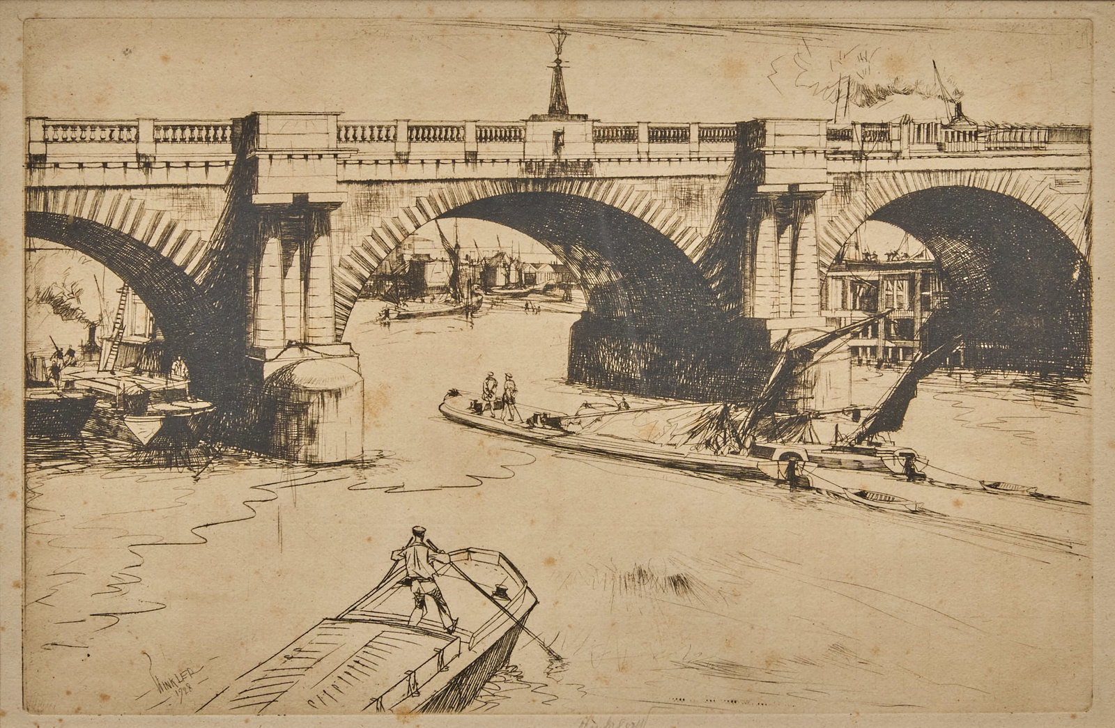 John Winkler, "Waterloo Bridge" (1 of 4)