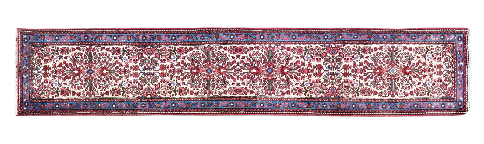 Hand-Knotted Runner Rug, 13 ft. 2 in. x 2 ft. 7 in.: Hand-knotted runner rug 13 ft. 2 in. x 2 ft. 7 in.