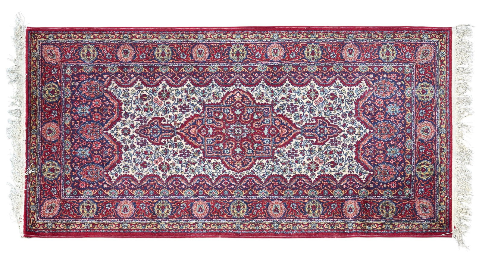 Kirman Style Runner Rug, 6 ft. x 2 ft. 11 in.: Kirman style runner rug 6 ft. x 2 ft. 11 in.