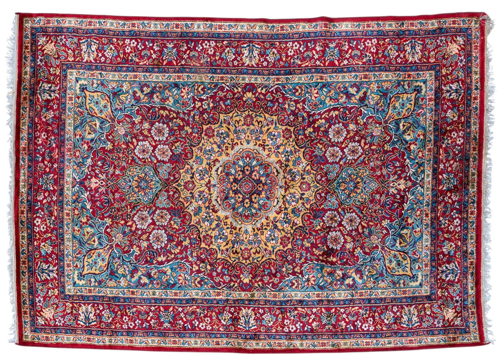 Kashan-Style Rug, 8 ft. 9 in. x 6 ft. 2 in.: Kashan-style rug 8 ft. 9 in. x 6 ft. 2 in.