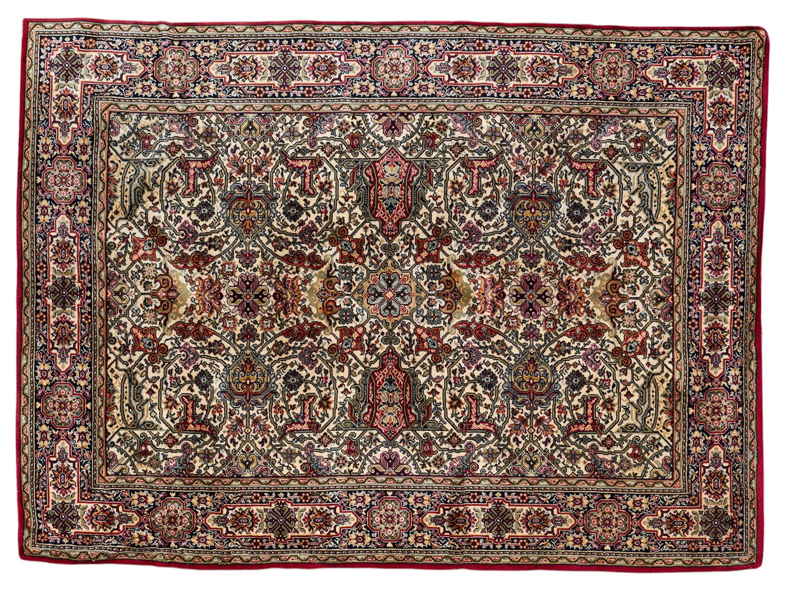 Kirman Style Area Rug, 7 ft. 7 in. x 5 ft. 7 in.: Kirman style area rug 7 ft. 7 in. x 5 ft. 7 in.