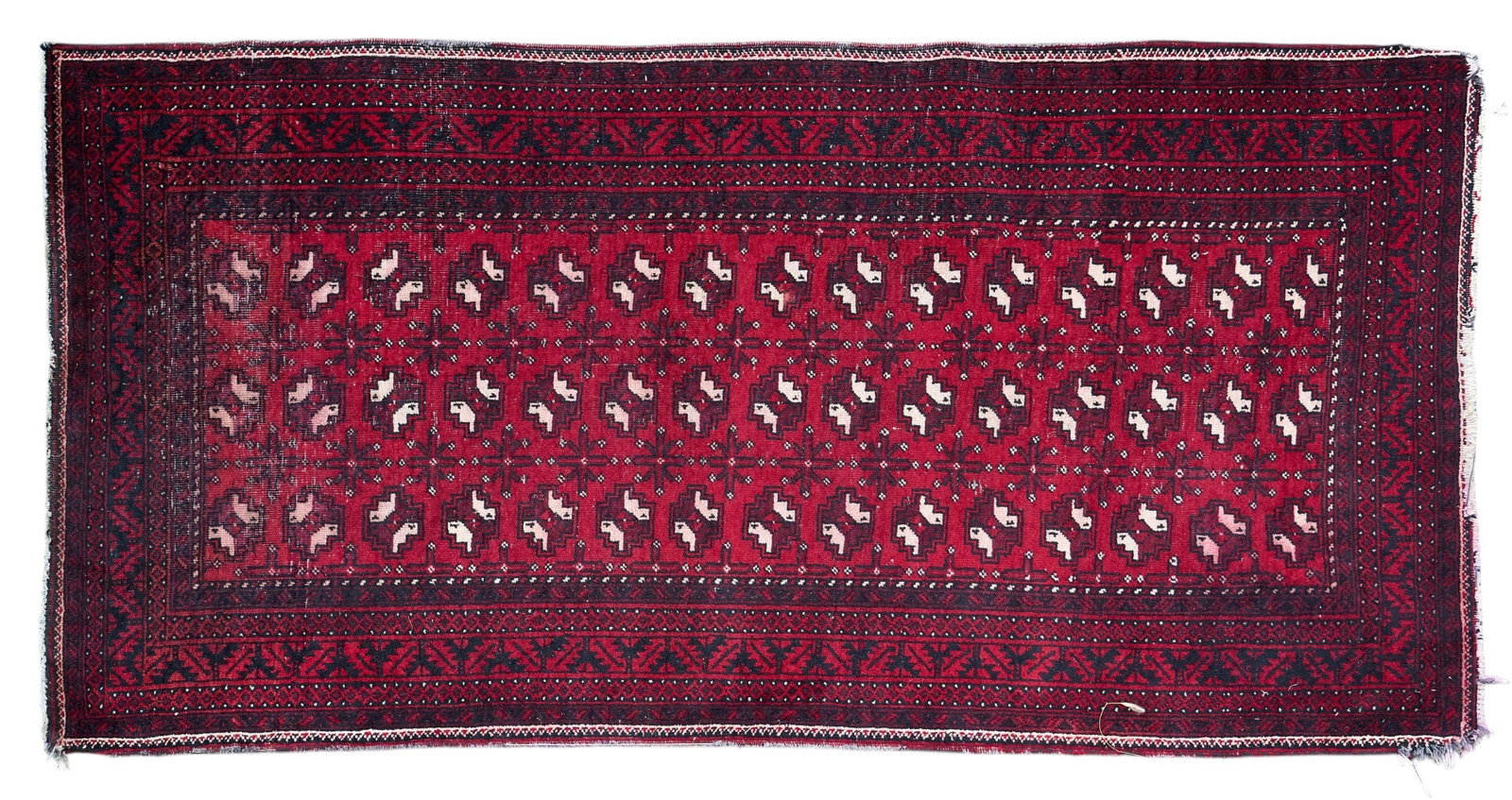 Hand-Knotted Bokhara Rug, 6 ft. 5 in. x 3 ft. 3 in.: Hand-knotted Bokhara rug 6 ft. 5 in. x 3 ft. 3 in.