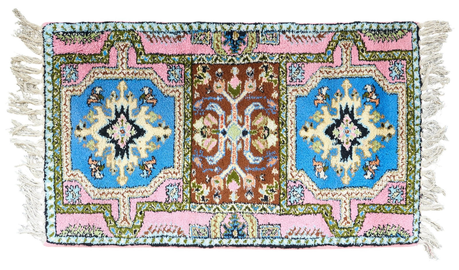 Hand-Knotted Rug, 4 ft. 10 in. x 2 ft. 10 in.: Hand-knotted area rug 4 ft. 10 in. x 2 ft. 10 in.
