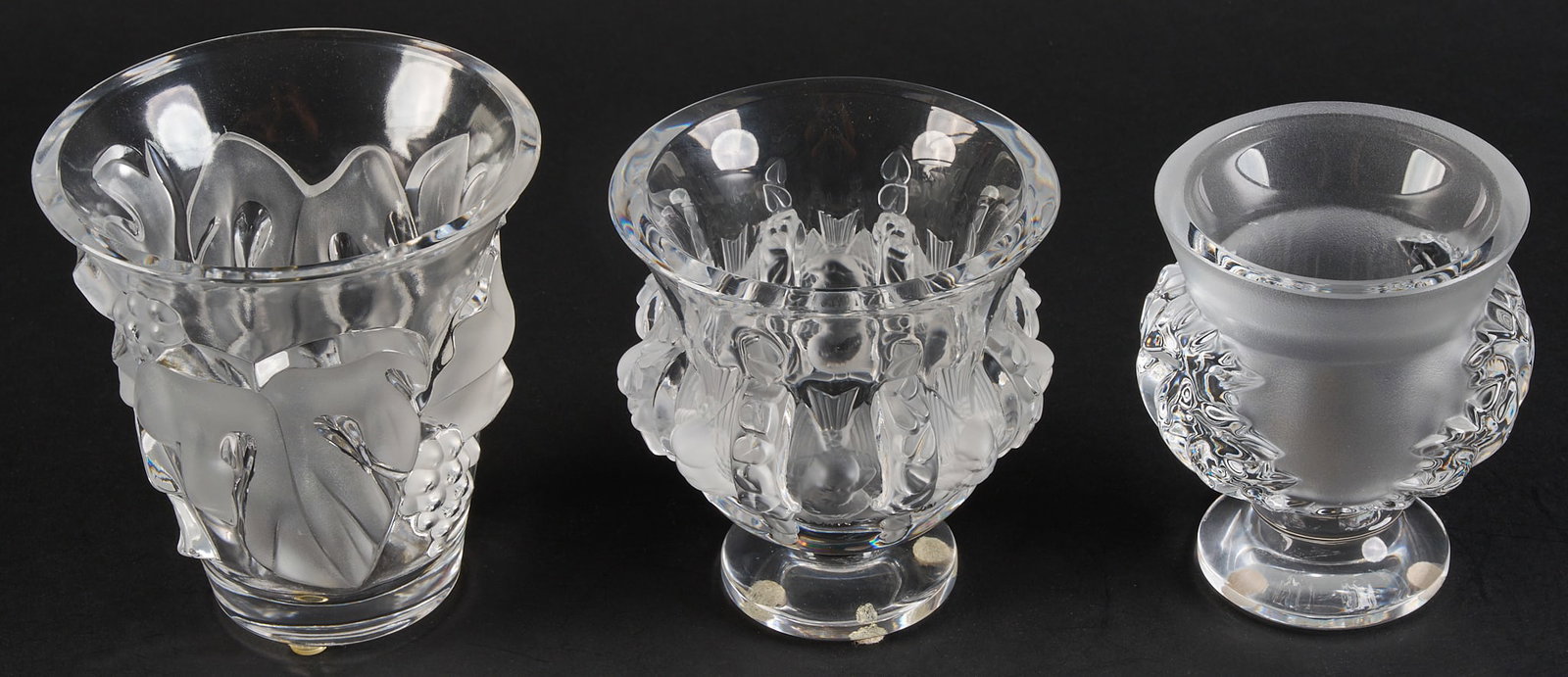 (3) Lalique Small Vases (1 of 7)