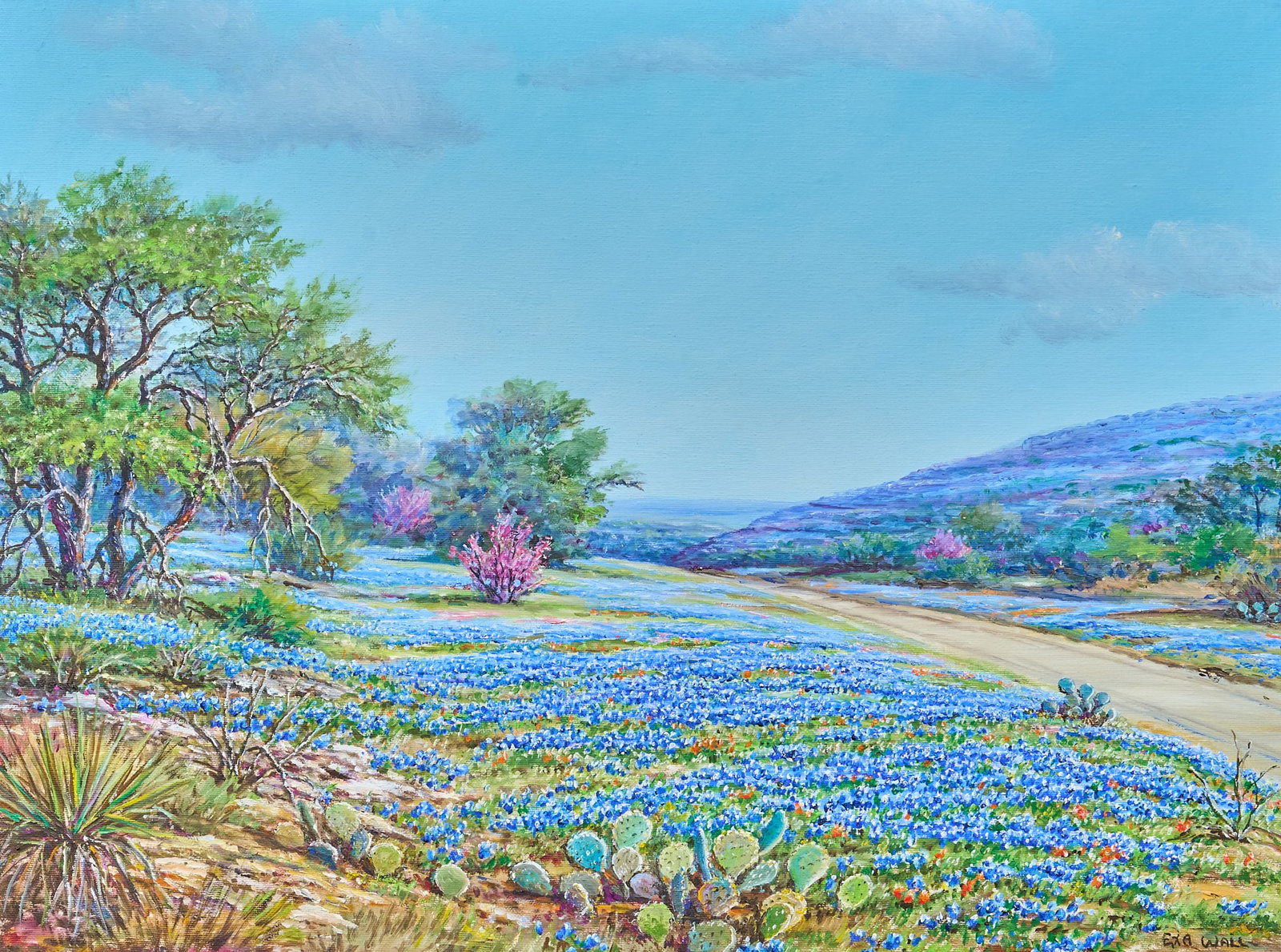 Exa Wall, Bluebonnet Landscape (1 of 4)