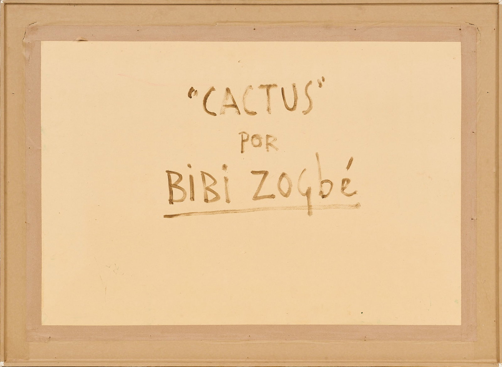Bibi Zogbe, "Cactus" - 4