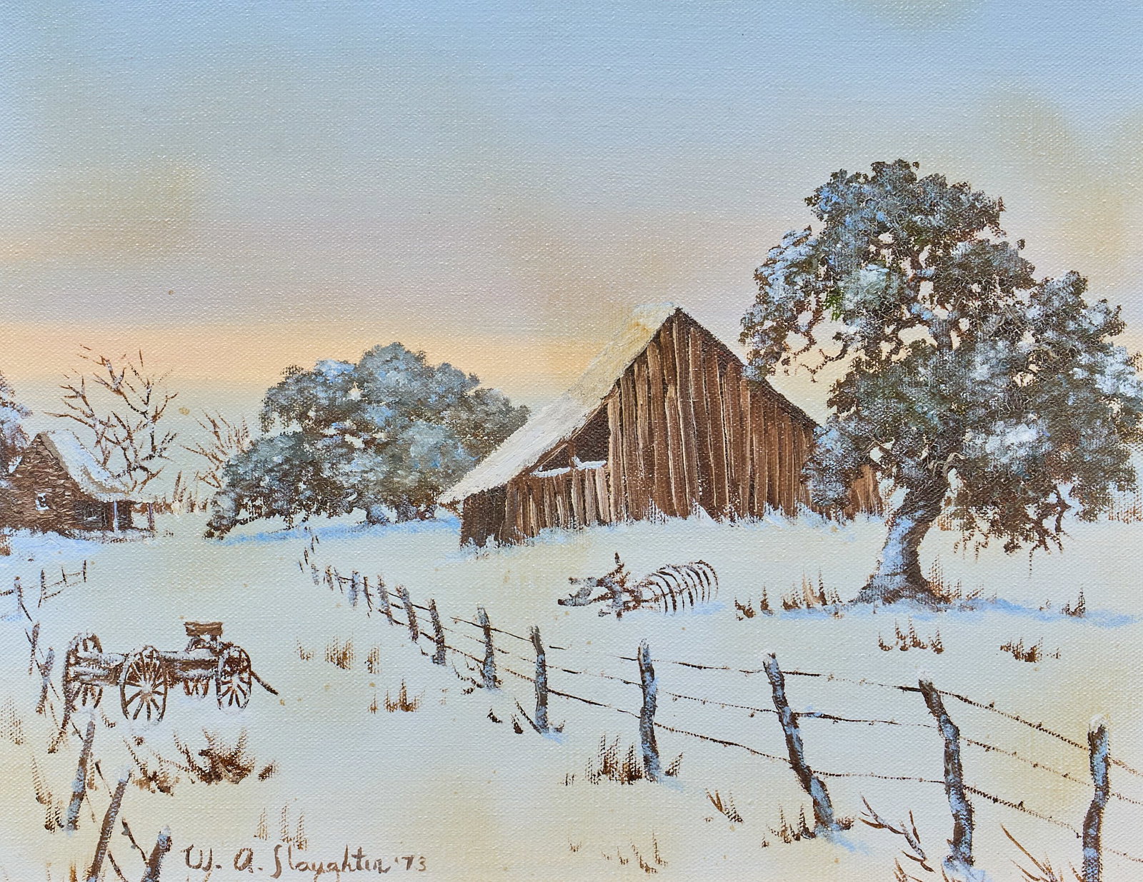 William A. Slaughter, Winter Landscape (1 of 4)