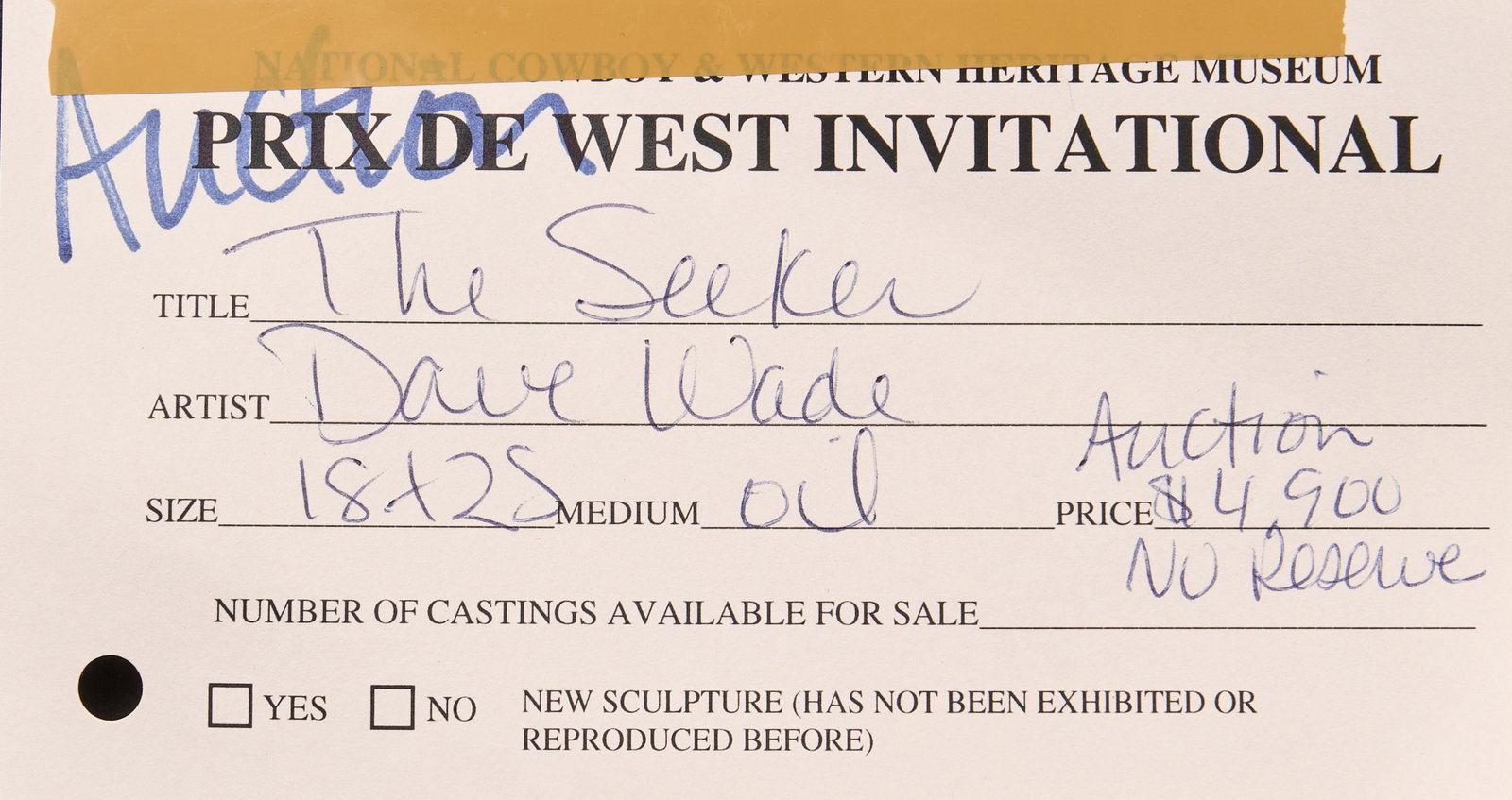 David Wade, "The Seeker" - 5