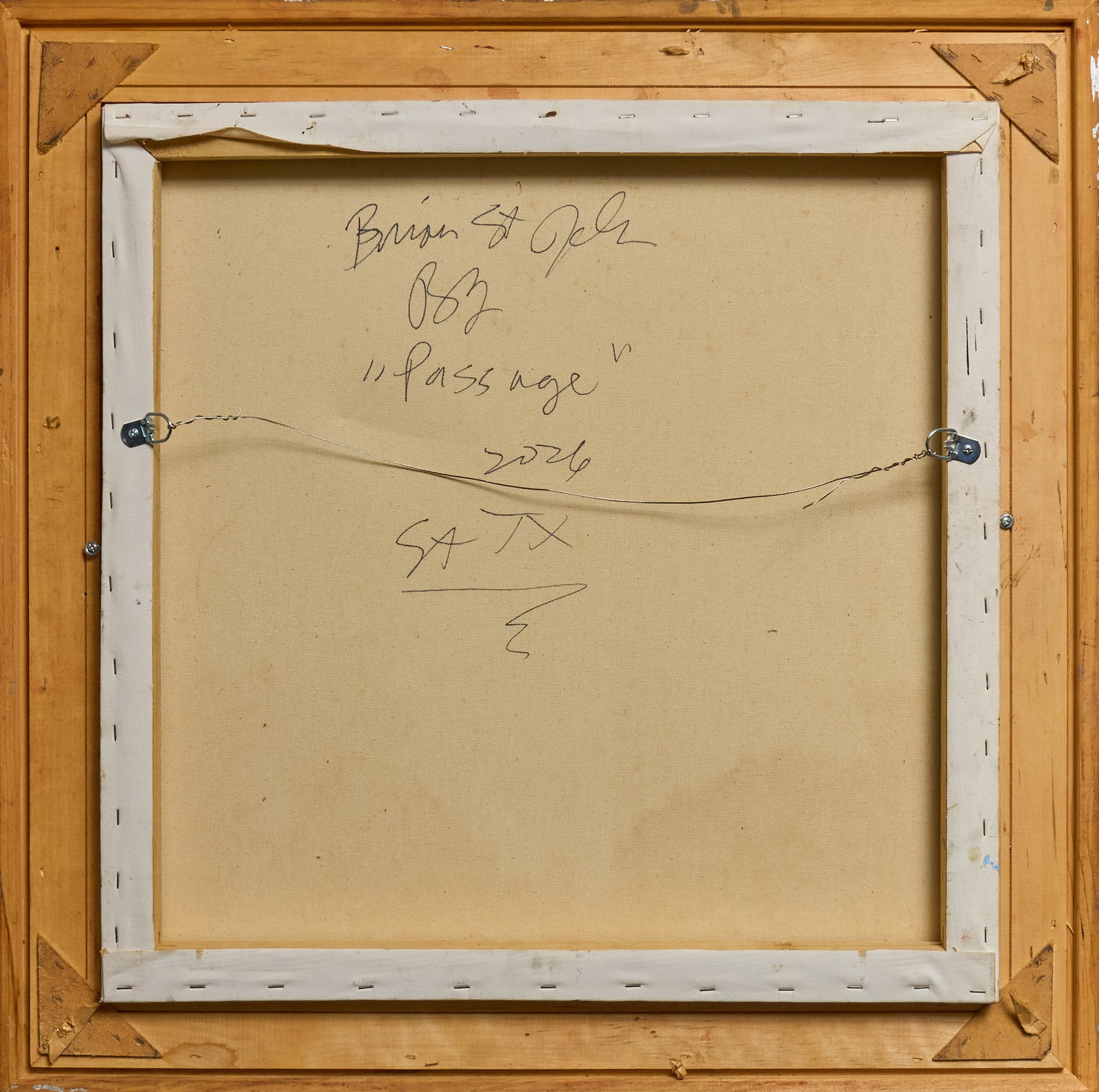 Brian St. John, "Passage" - 4