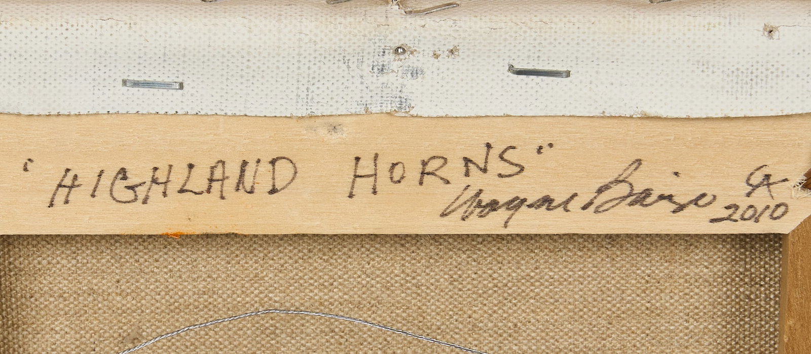 Wayne Baize, "Highland Horns" - 6
