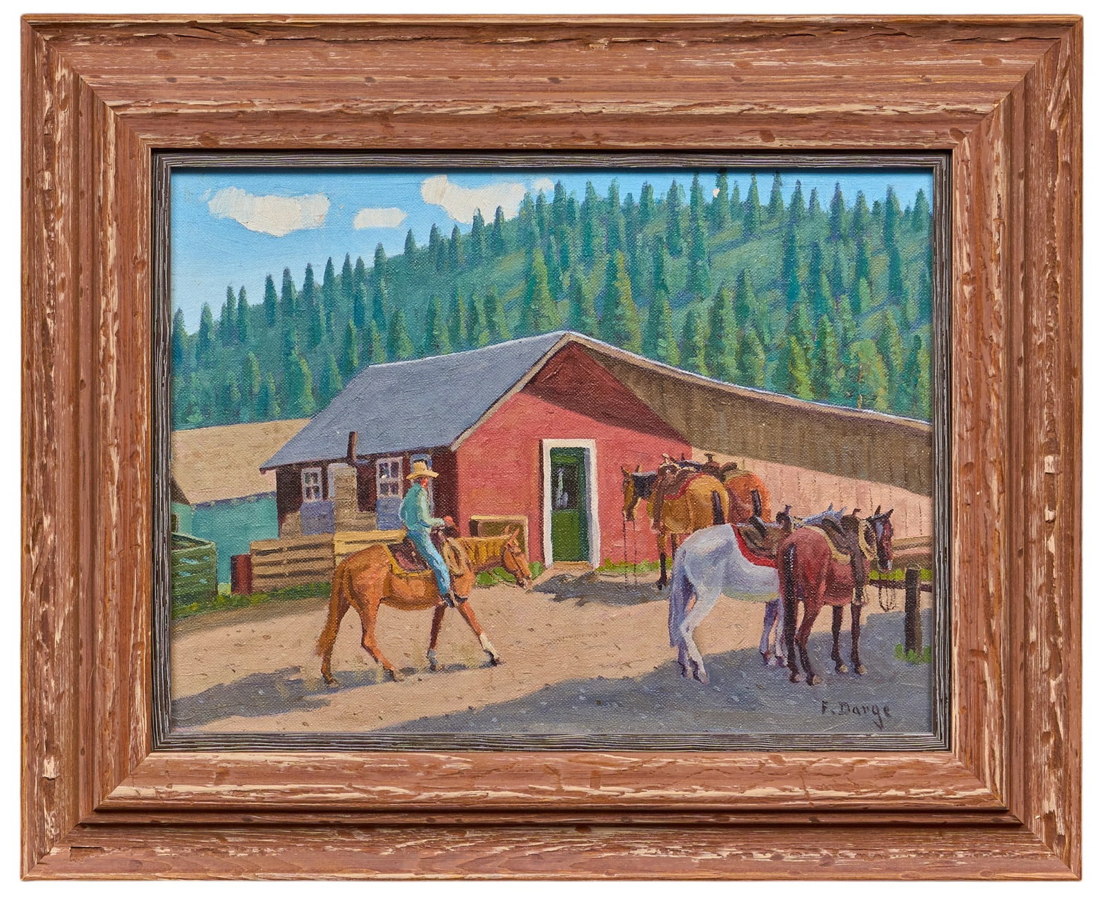 Fred Darge, "Riding Stable" - 2