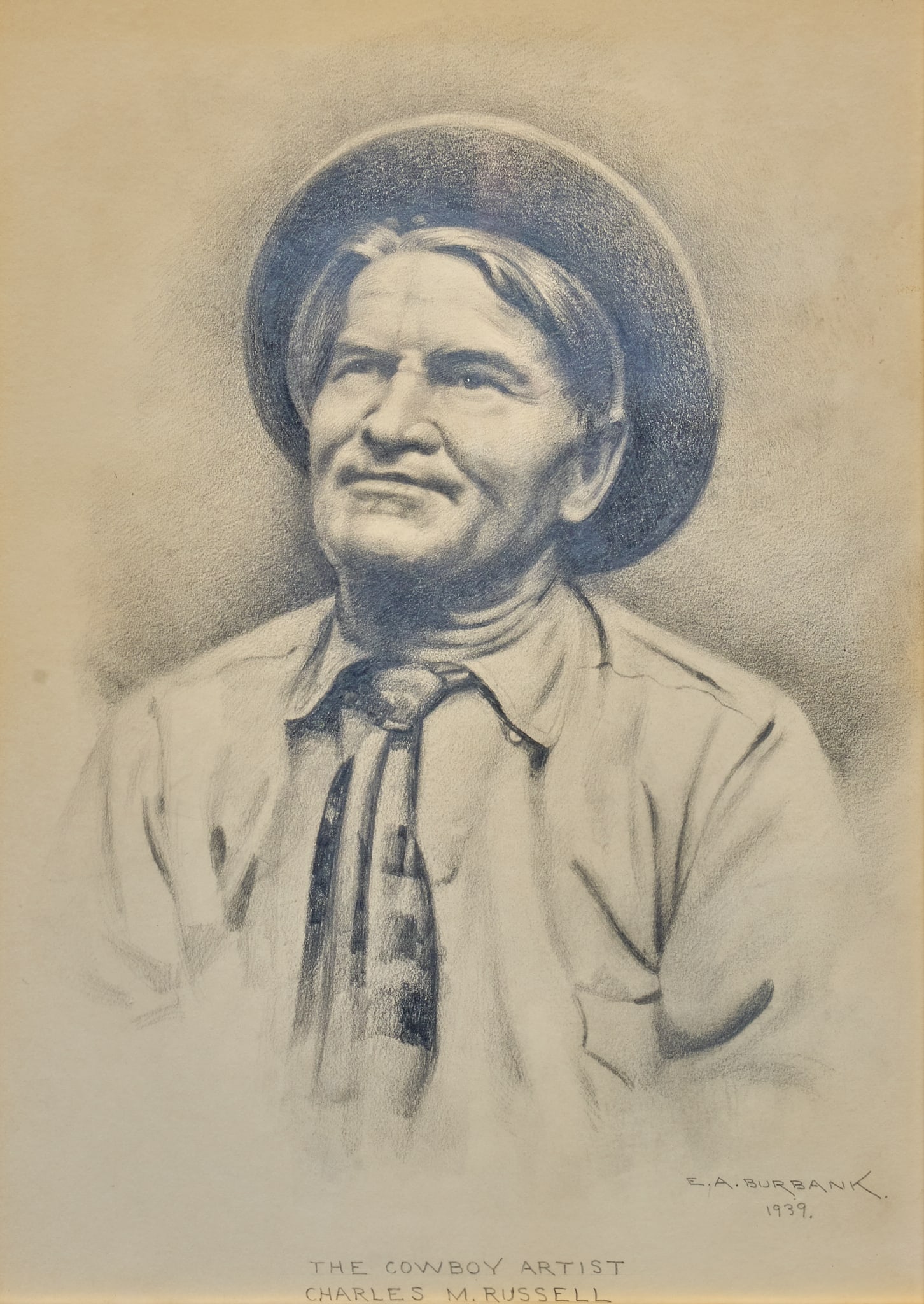 E. A. Burbank, "The Cowboy Artist, Charles M. Russell", 1939 (1 of 5)
