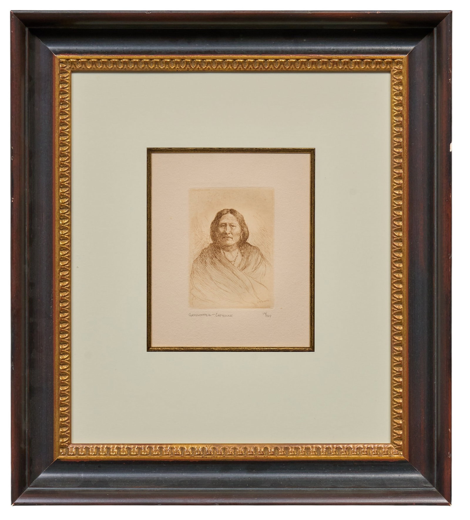 Joseph Henry Sharp, "Grasshopper - Cheyenne" - 2