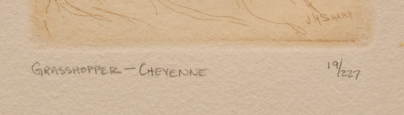 Joseph Henry Sharp, "Grasshopper - Cheyenne" - 3