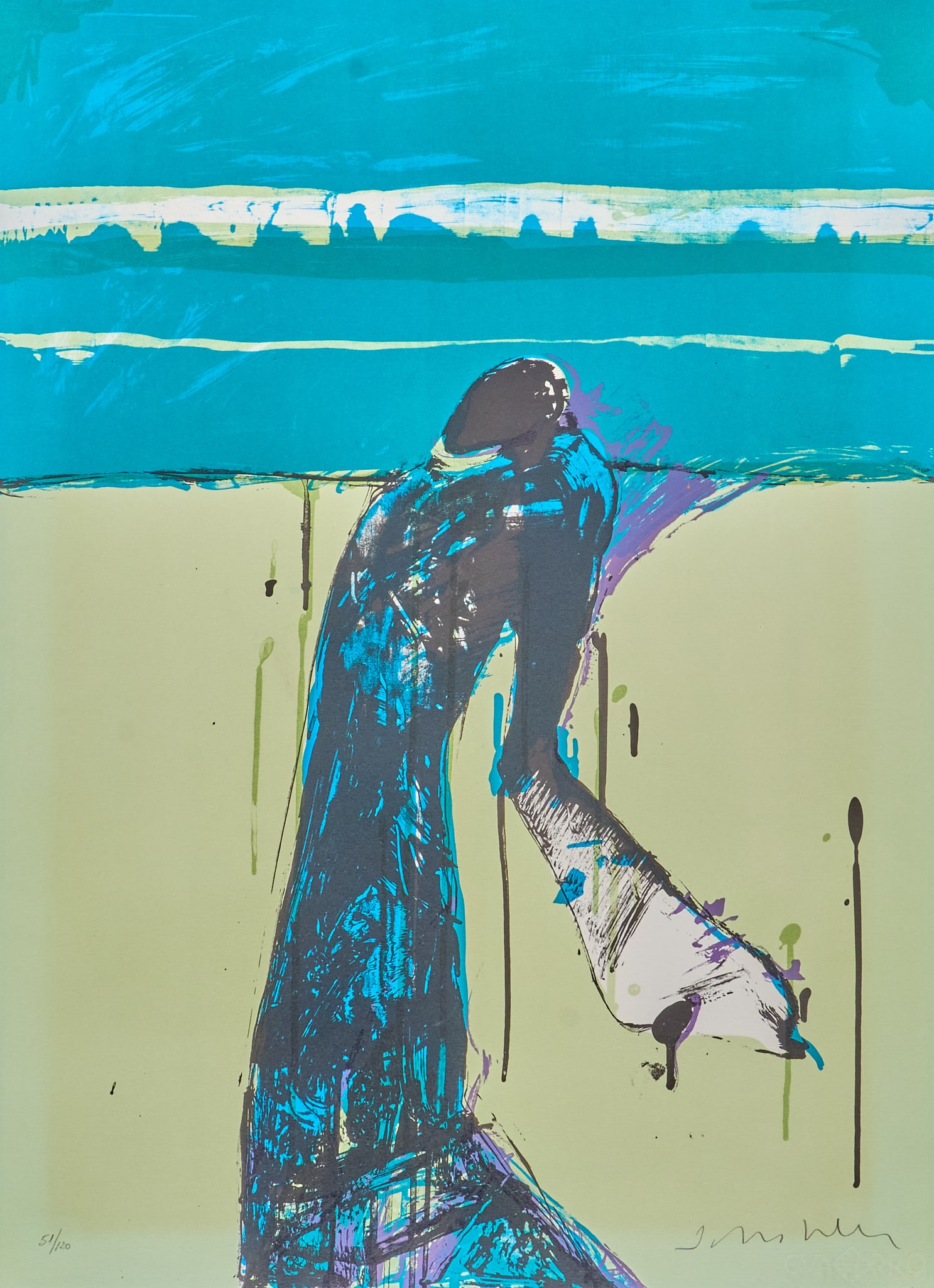 Fritz Scholder, "Portrait of a Dream" (1 of 5)