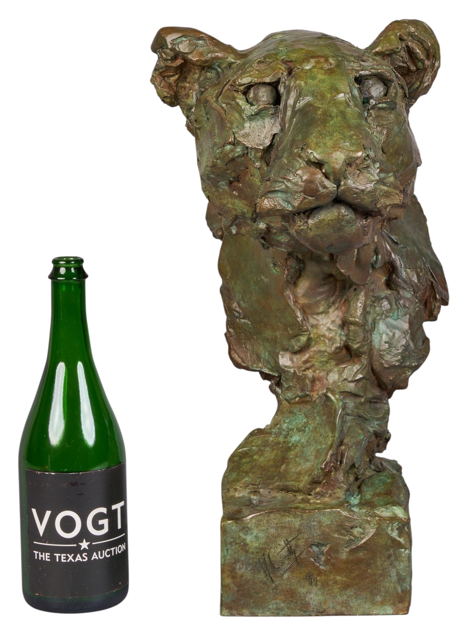 Mark Coreth, Leopard's Head Bronze - 2