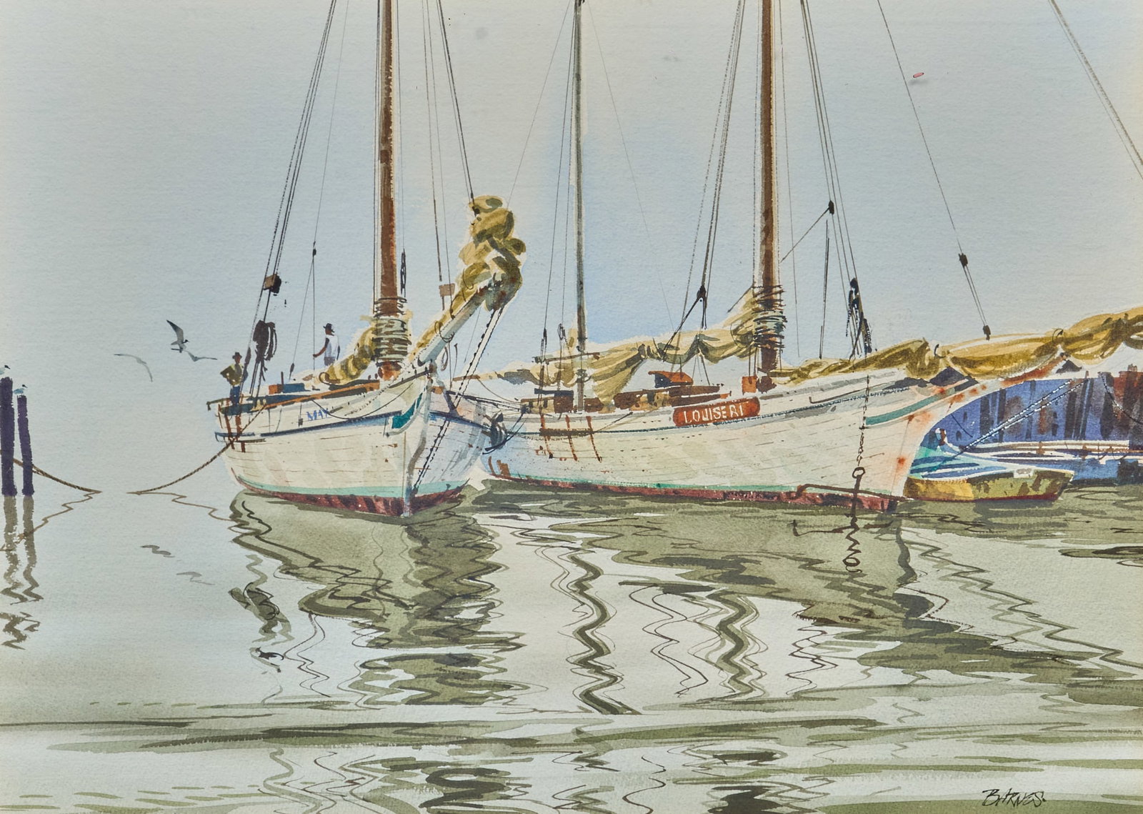 Al Barnes, Sailboats (1 of 4)