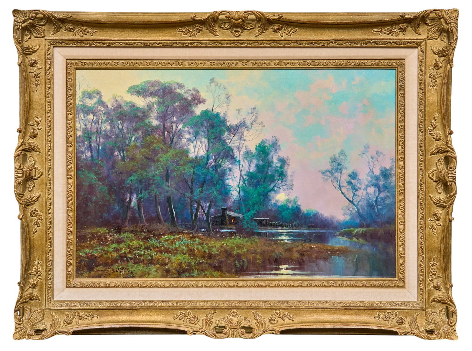 A. D. Greer, "Moonset" - 2