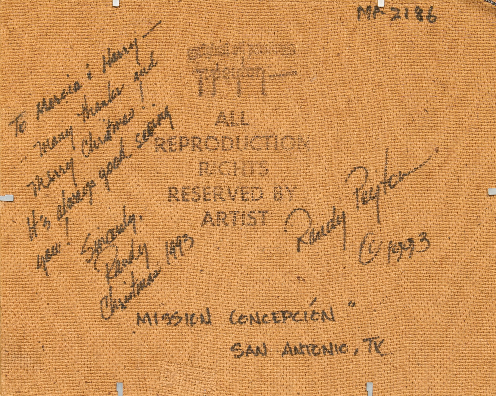 Randy Peyton, "Mission Concepcion" - 5