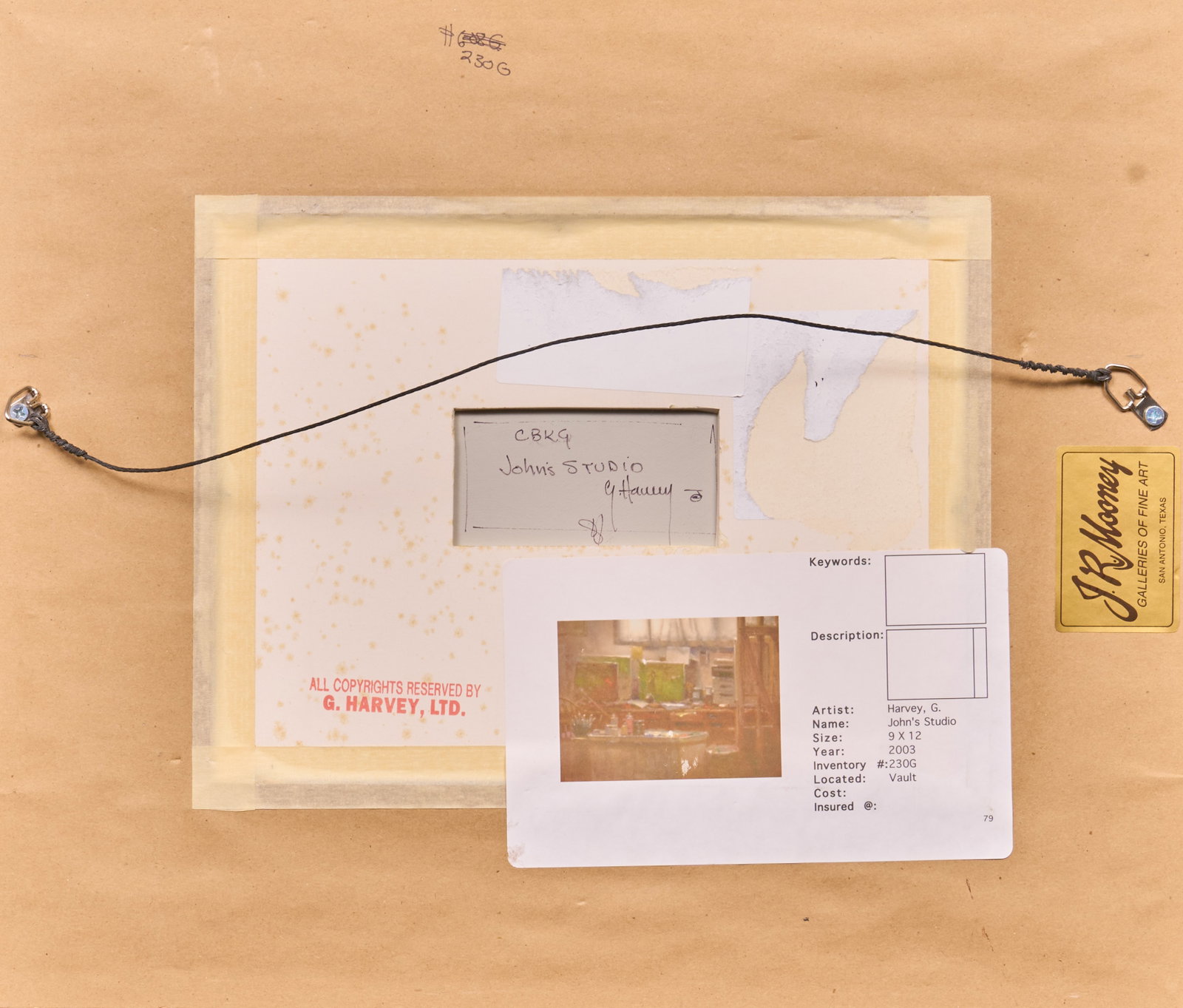 G. Harvey, "John's Studio" - 5