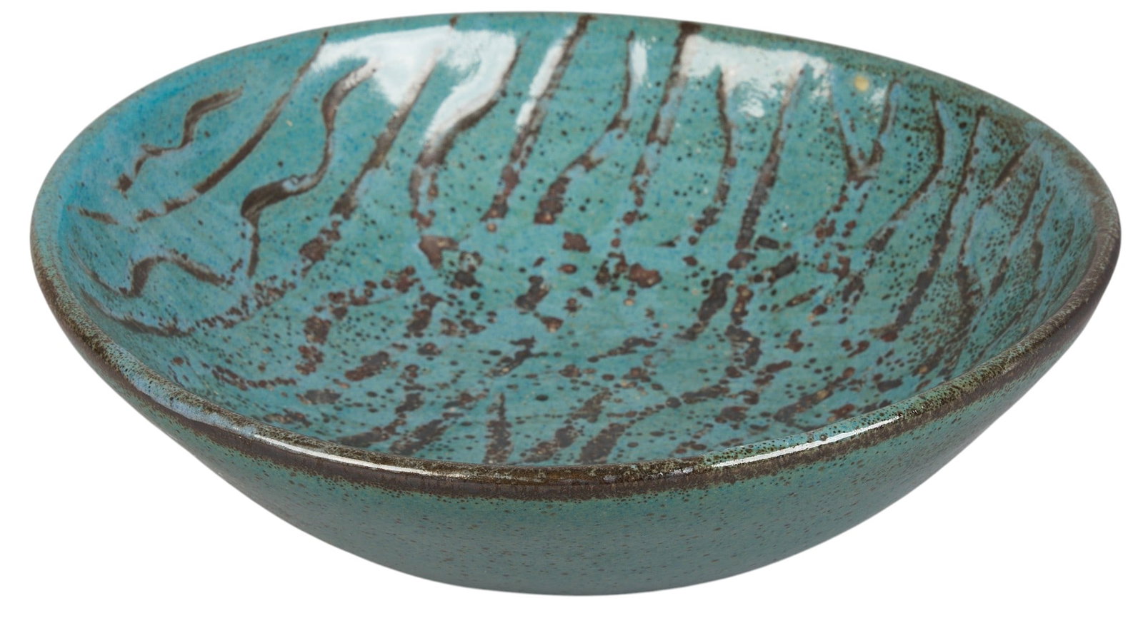 Harding Black, Blue Incised Bowl, 1959 (1 of 4)
