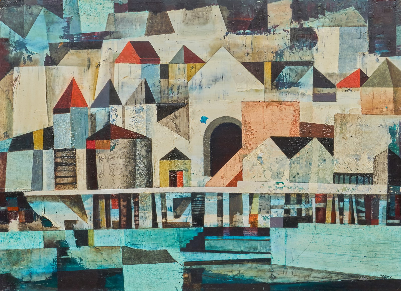 Michael Frary, Cubist Style Scene (1 of 4)