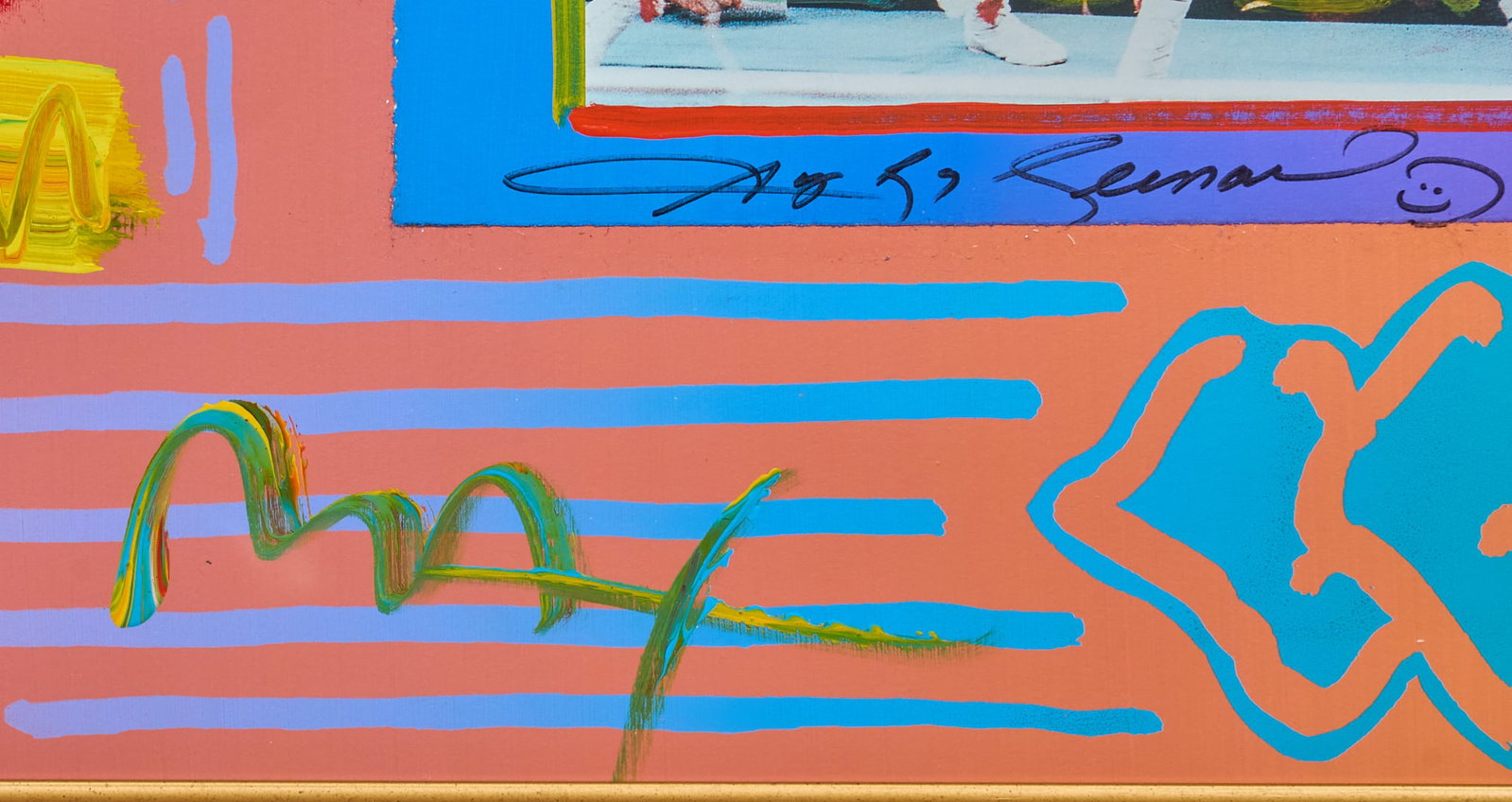Peter Max, "Sugar Ray Collage" - 3
