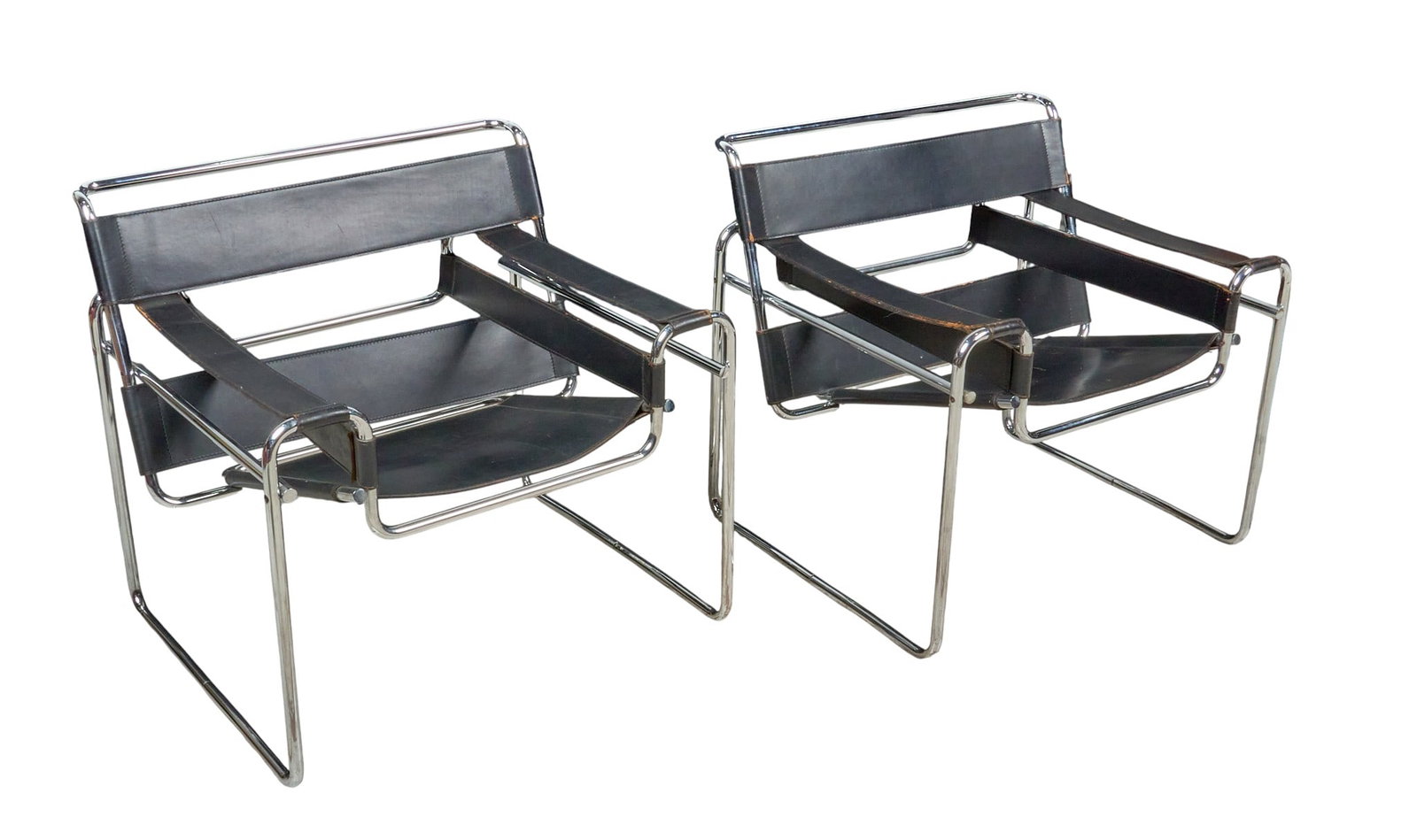 Marcel Breuer for Knoll, Pair of Wassily Chairs (1 of 3)