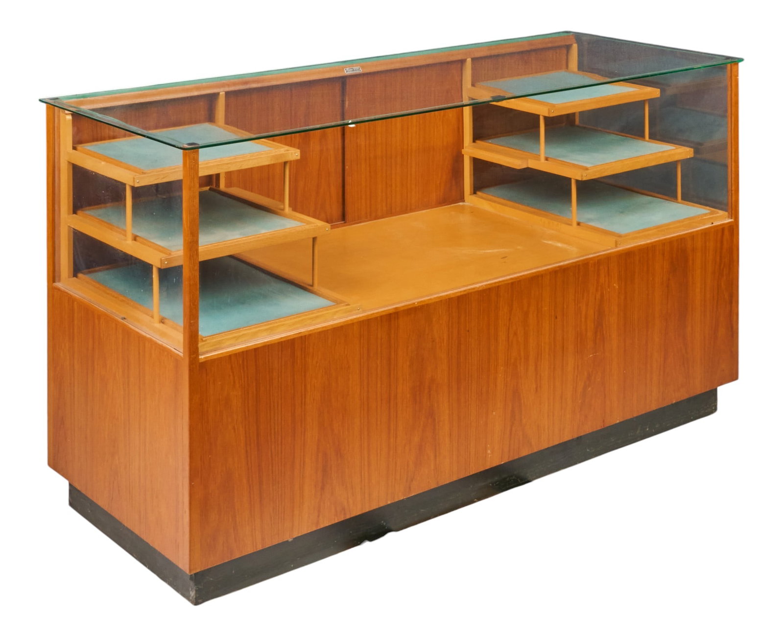 Mid-Century Teak and Glass Display Counter (1 of 6)