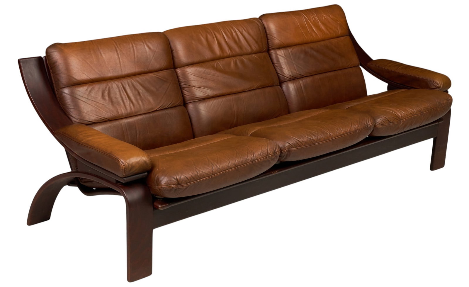 Danish Mid-Century Leather Sofa (1 of 4)