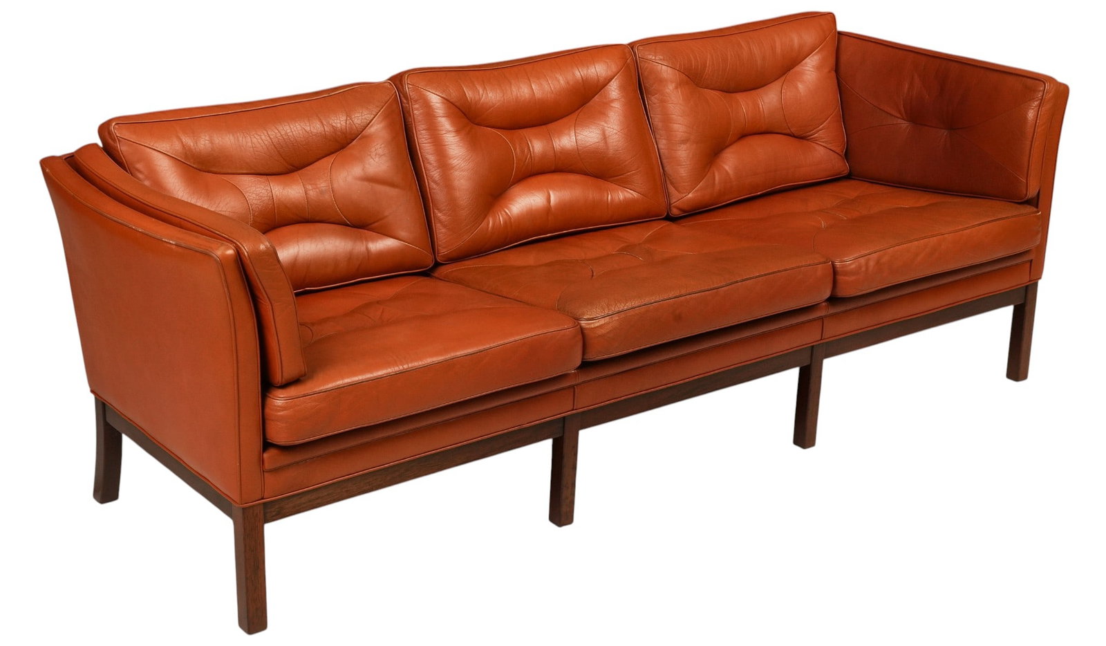 Danish Mid-Century Leather Sofa (1 of 4)