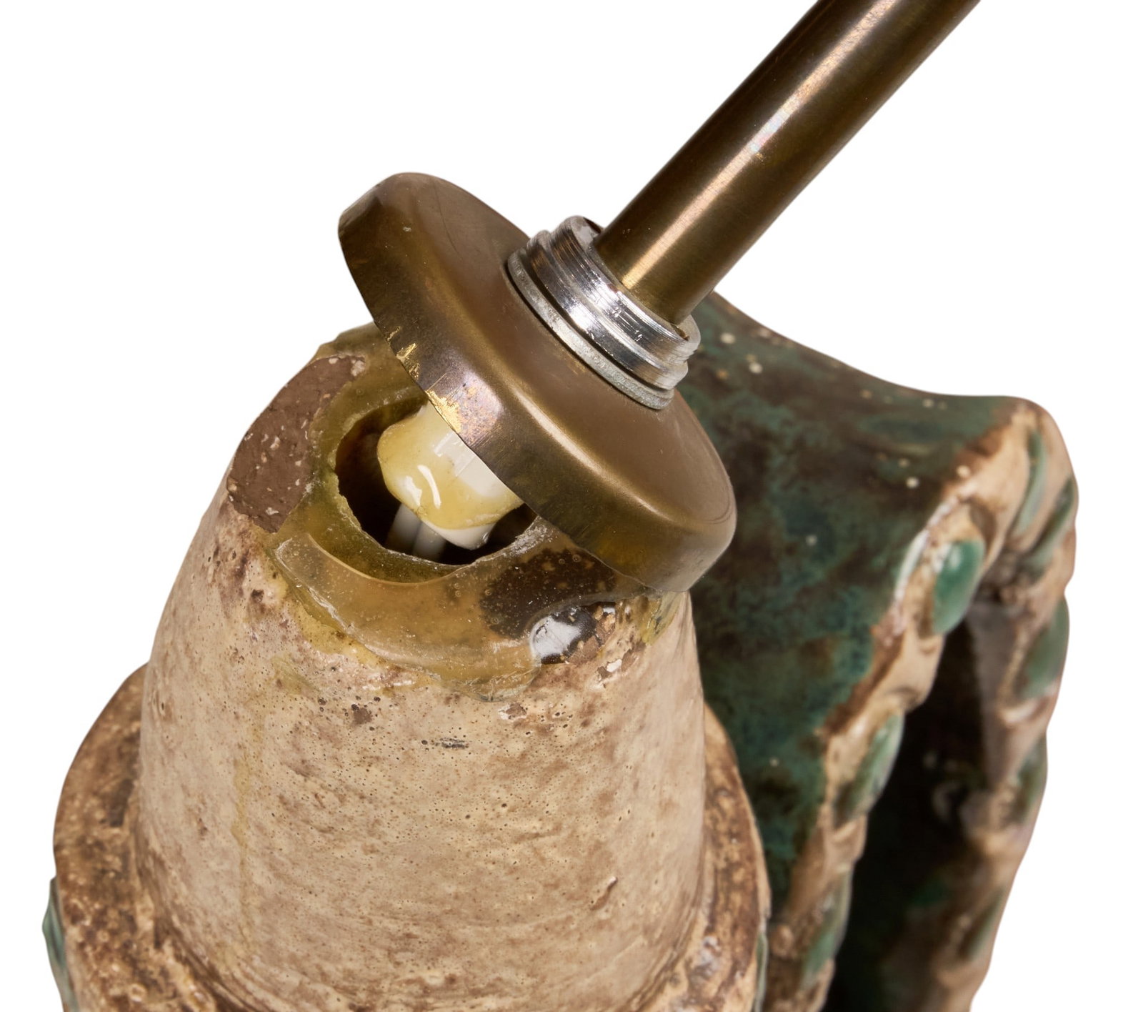 Mid-Century Studio Pottery Table Lamp - 3