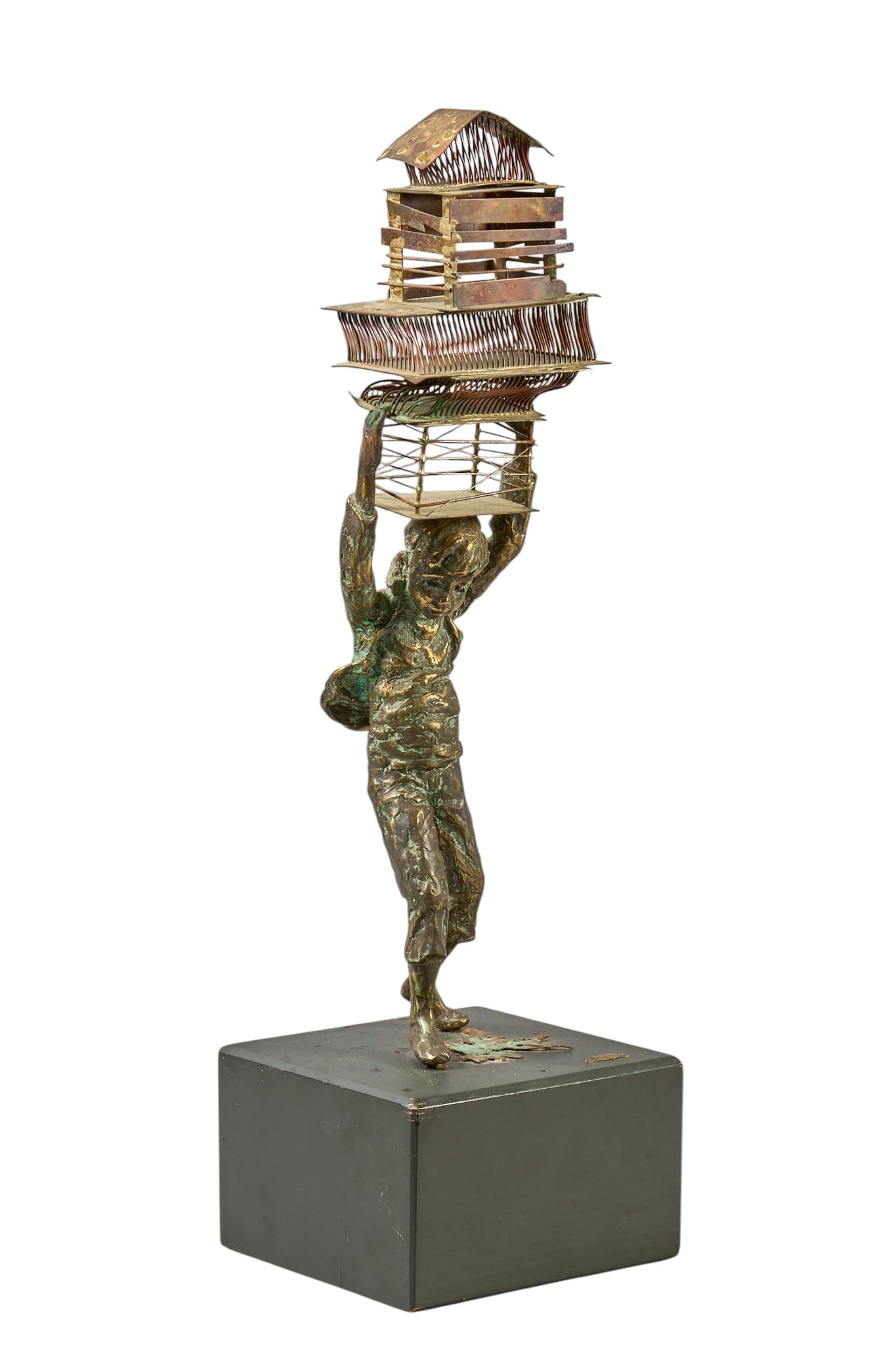 Curtis Jere, Boy with Cages Sculpture (1 of 6)
