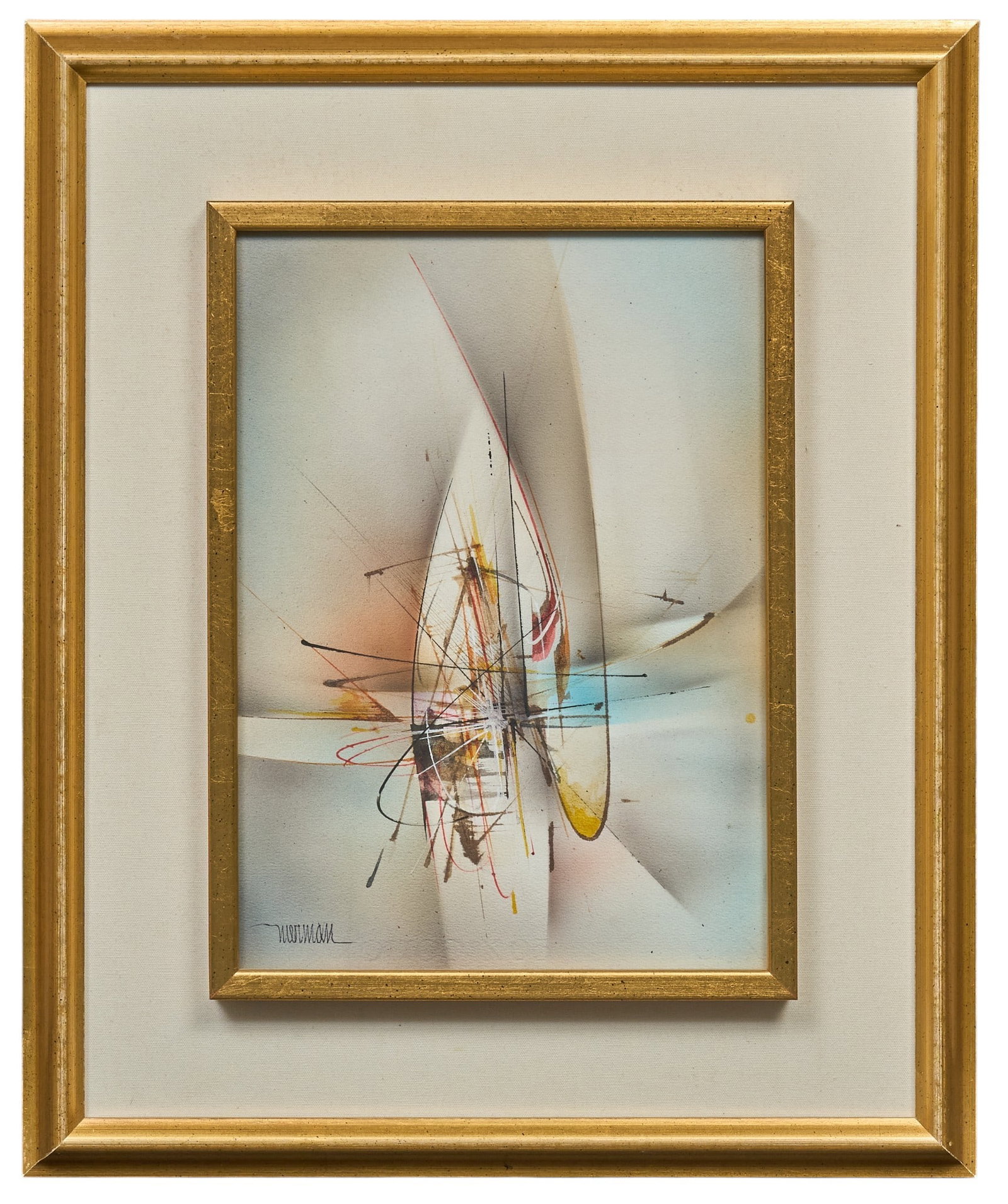 Leonardo Nierman, Abstract Composition - 2