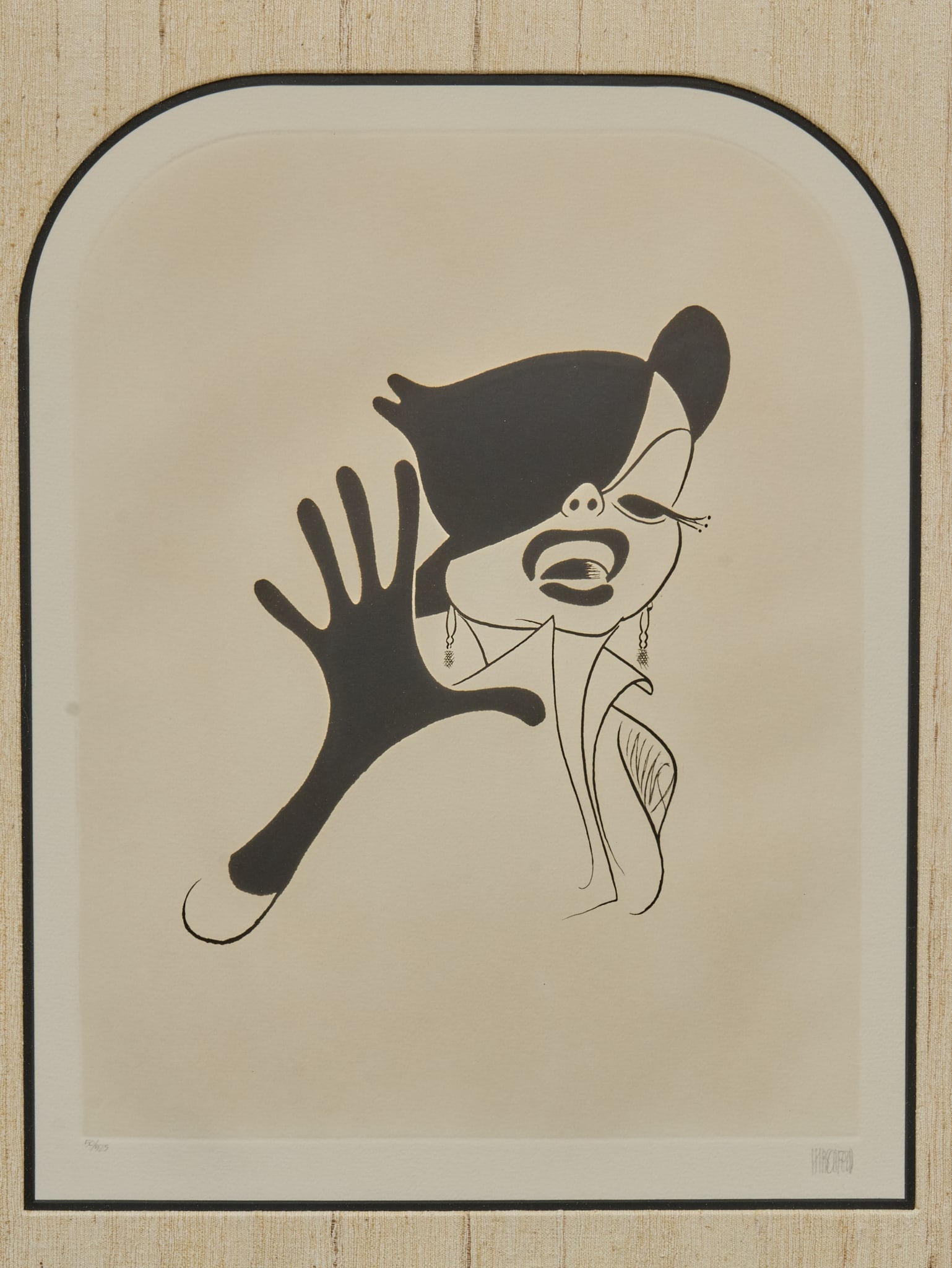 Al Hirschfeld, Judy Garland in Concert (1 of 5)