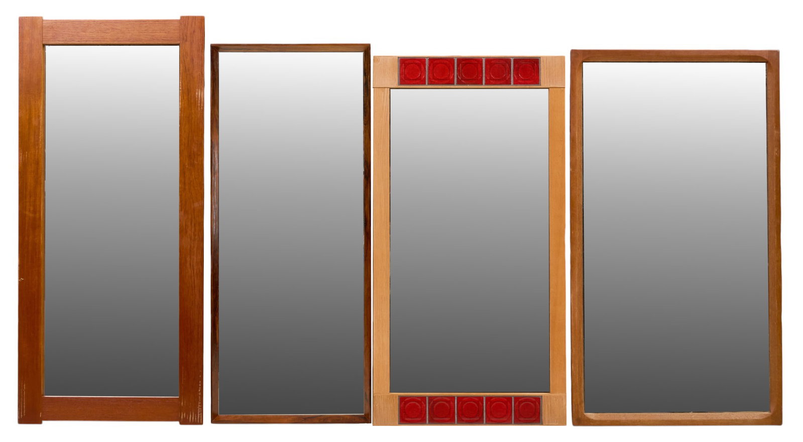 (4) Danish Mid-Century Mirrors (1 of 2)
