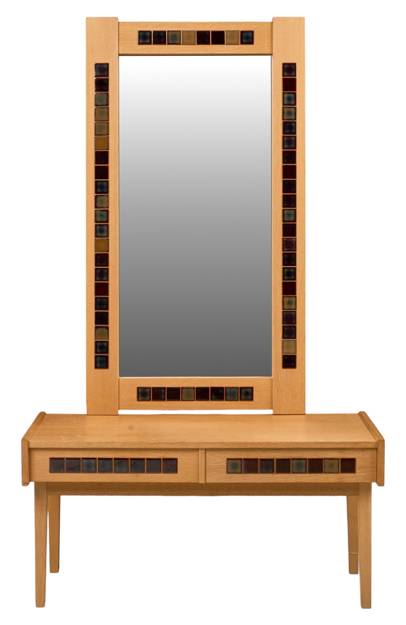 Danish Mid-Century Console and Mirror (1 of 4)