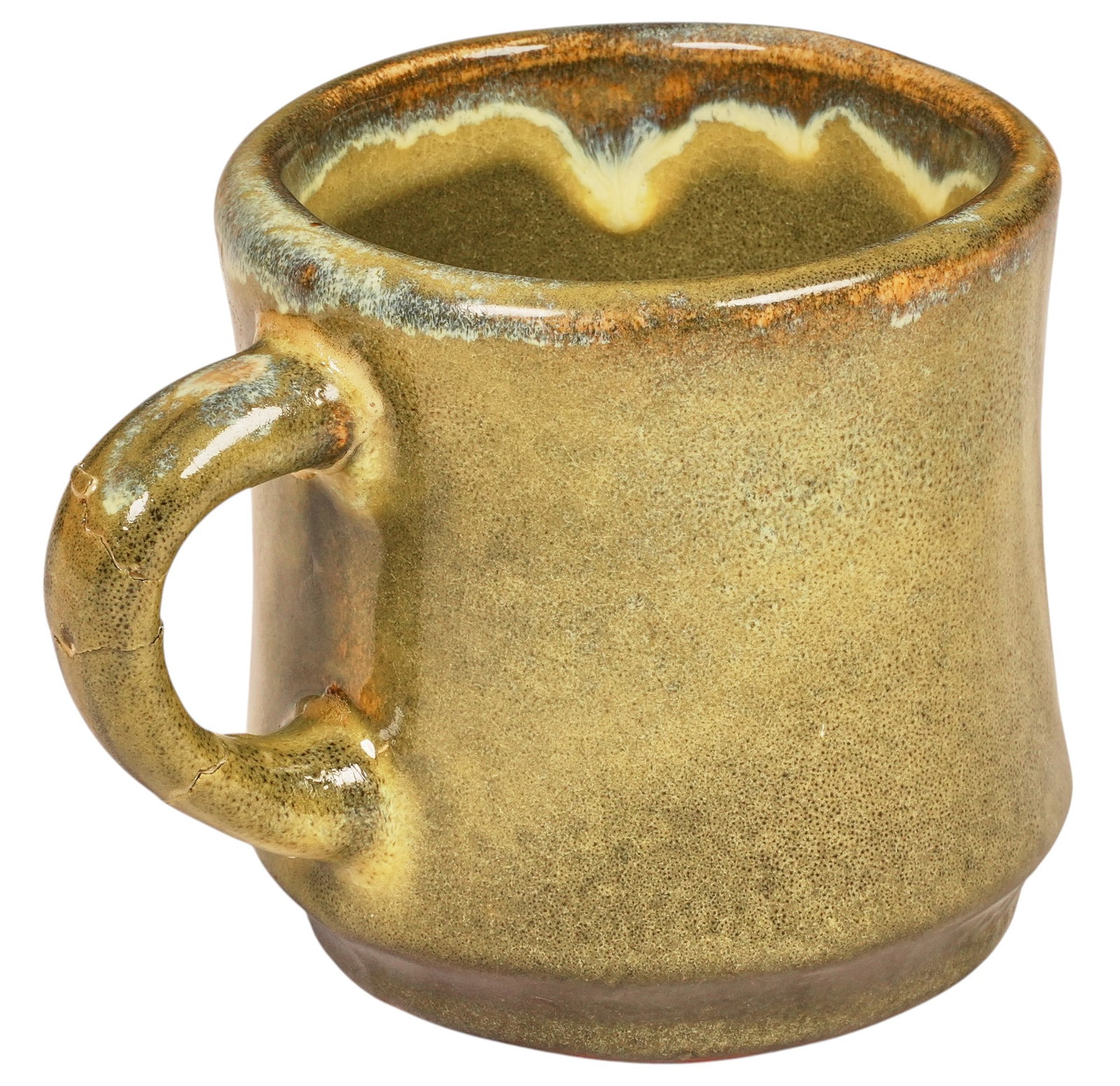 Harding Black, Green Mug, 1964: Harding Black (San Antonio, Texas, 1912-2004), green mug, signature and date on underside, 1964 height 4 in. x width 5.5 in. x depth 4 in. Provenance: Property from a San Antonio, Texas