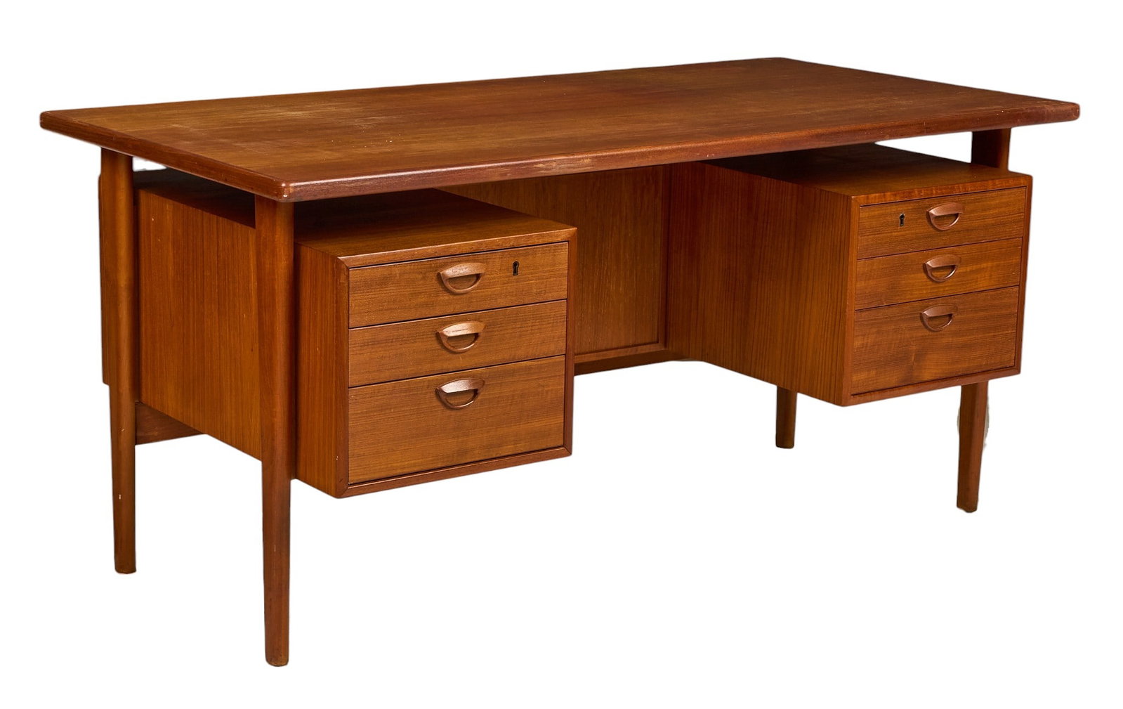 Danish Mid-Century Cantilever Desk (1 of 4)